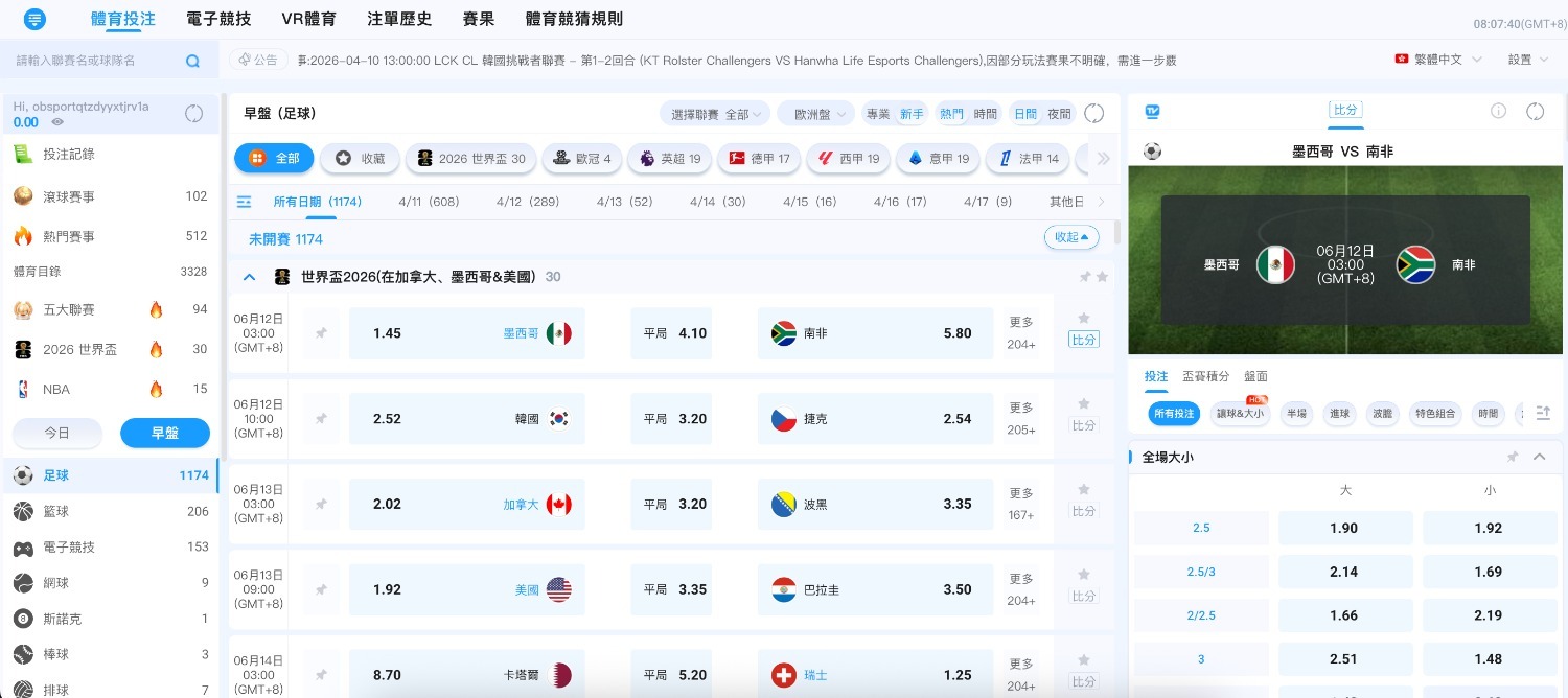 2026世界盃運彩投注教學圖示